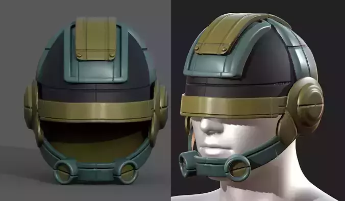 Helmet scifi fantasy pilot military futuristic 