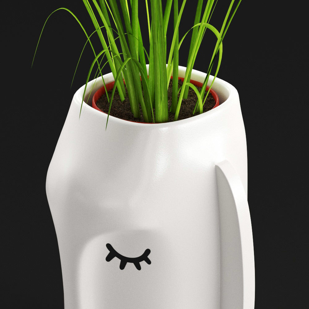 Amenna vase 3D model_4