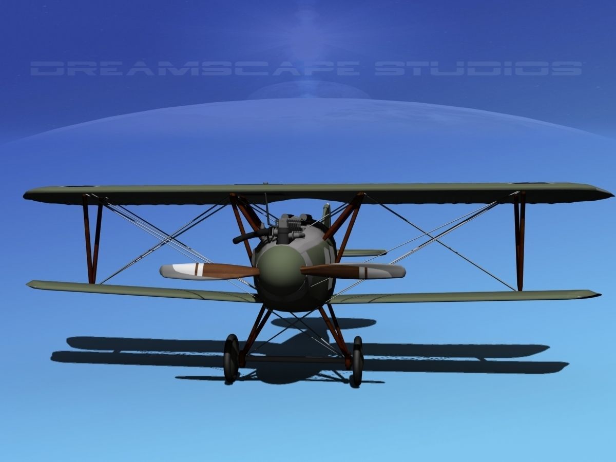 Albatross D III Fighter V04 3D model_1