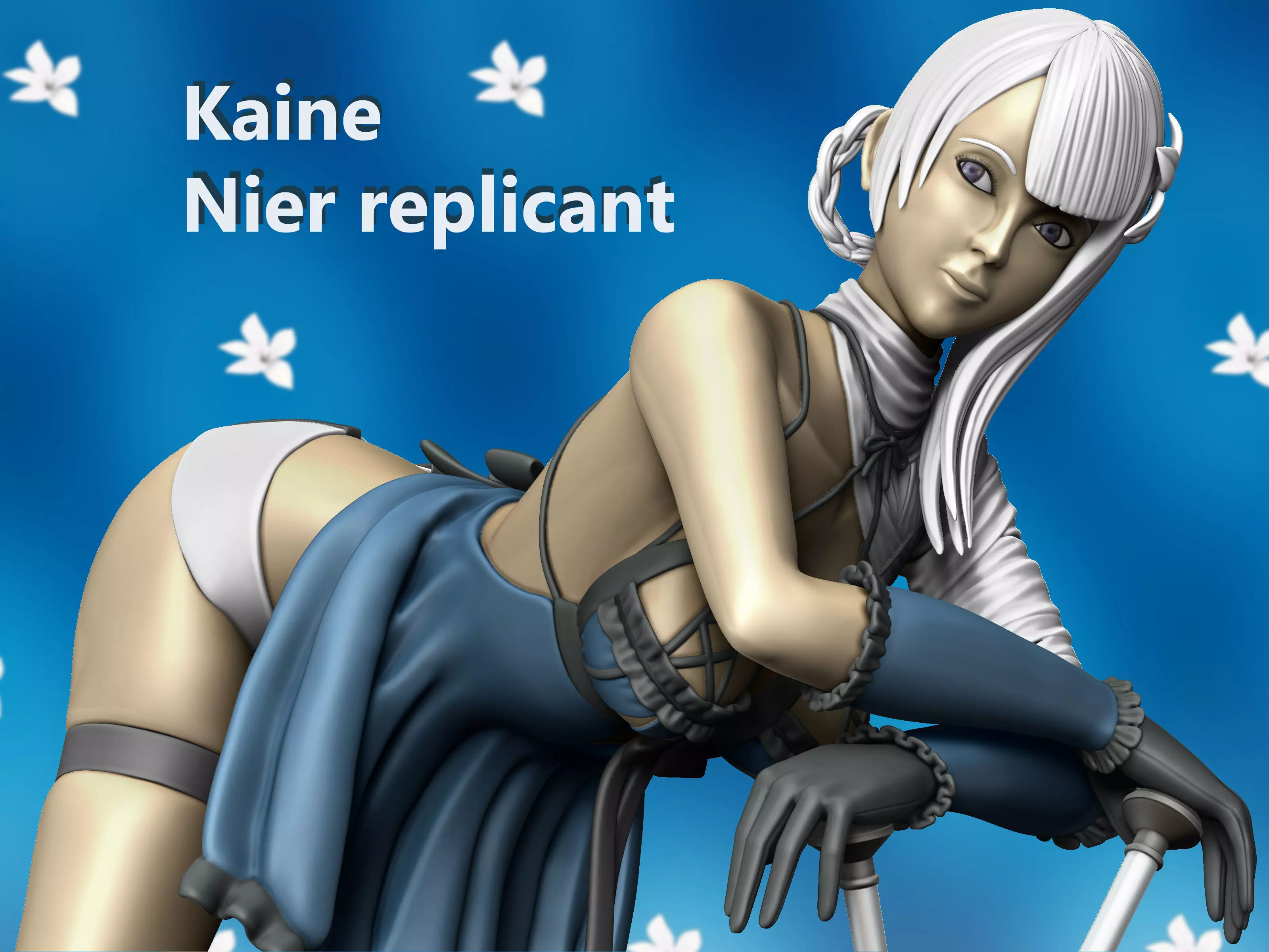 Kaine nier replicant 3d figure 3D print model_0