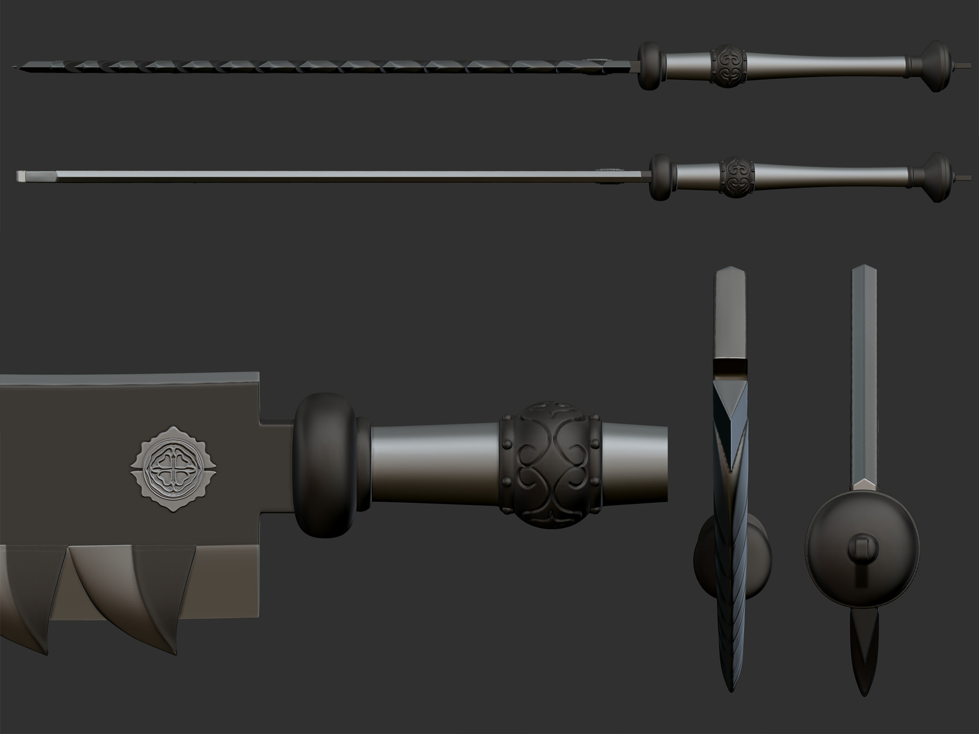 Kaine nier replicant 3d figure 3D print model_12