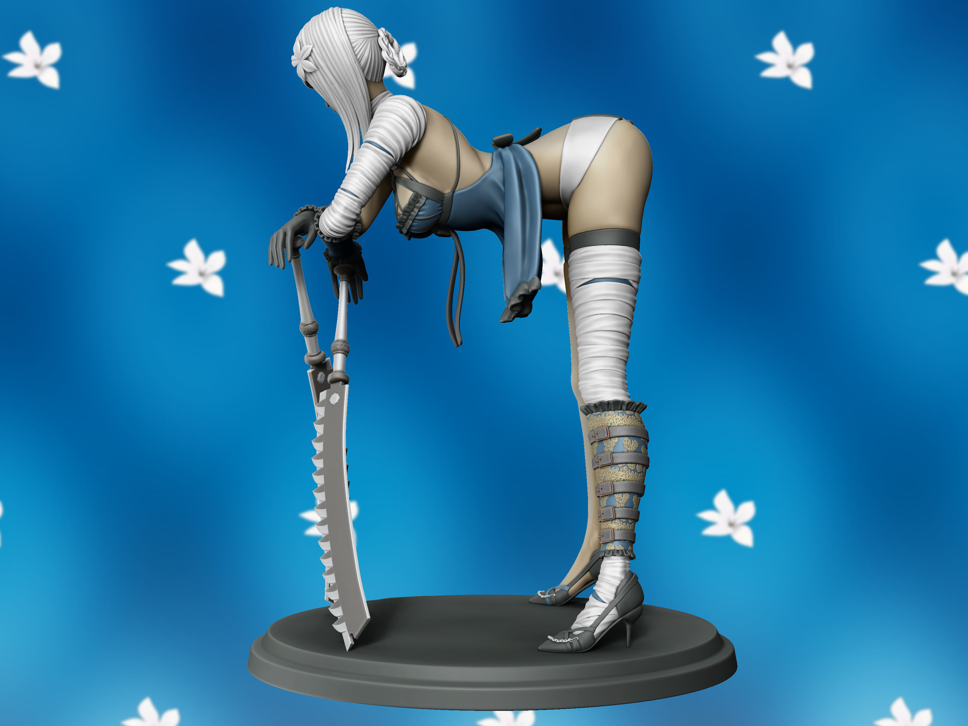 Kaine nier replicant 3d figure 3D print model_4