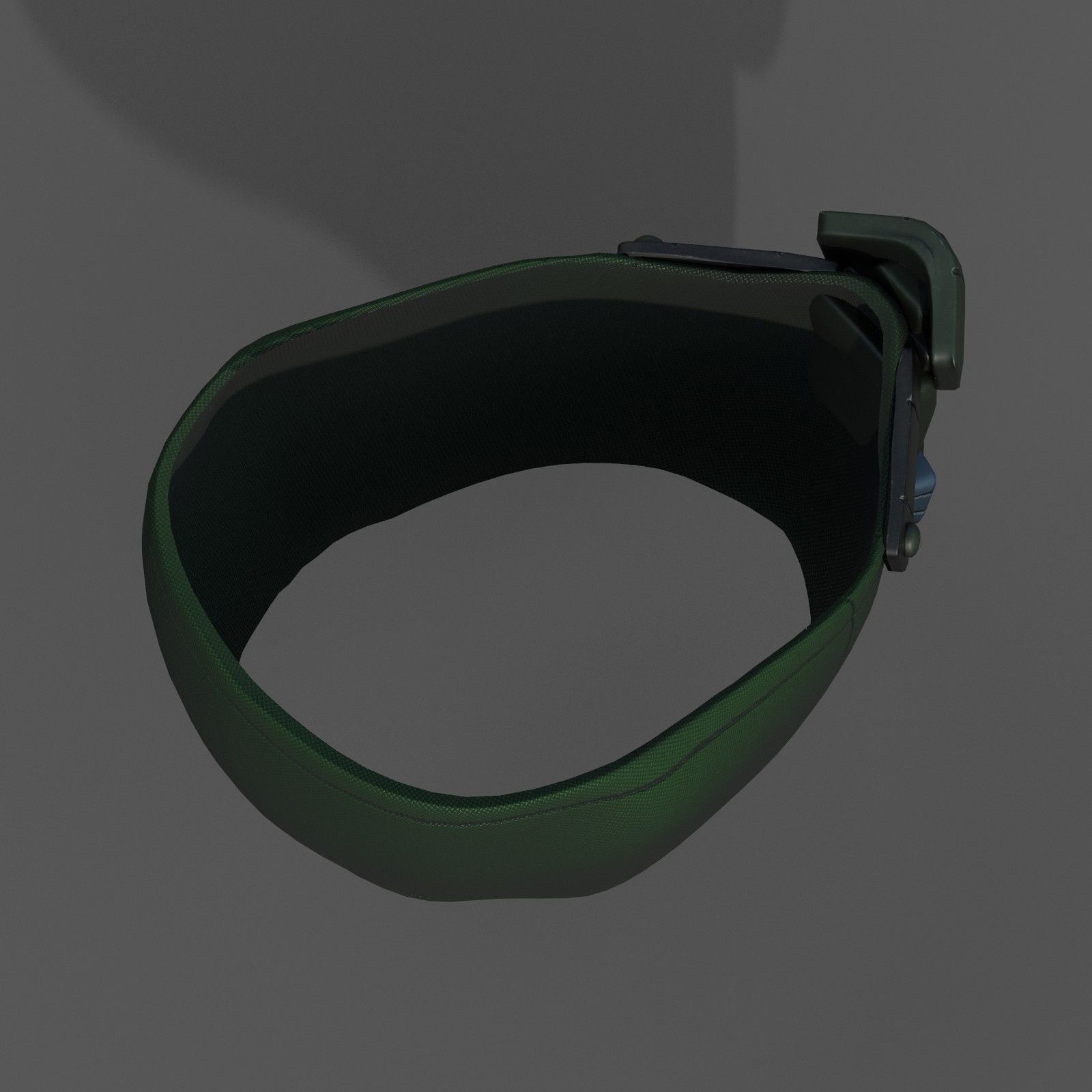 Gas mask fabric futuristic protection isolated  Low-poly 3D model_7