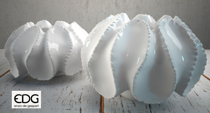 Chakra vases by EDG 3D model