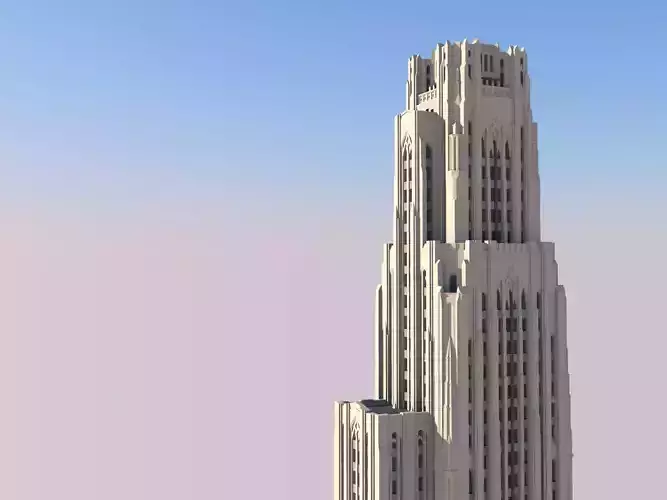 Cathedral of Learning 3D print model