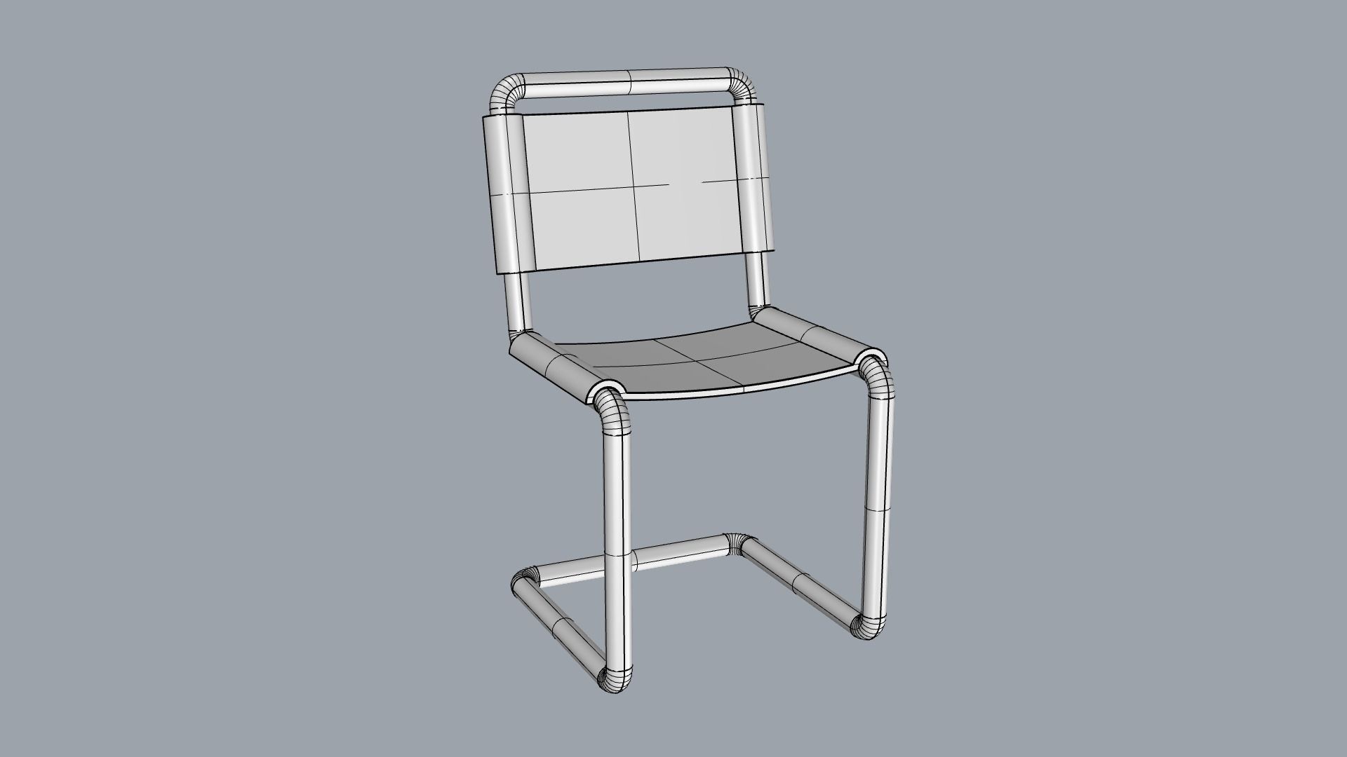 Chair 3D print model_4