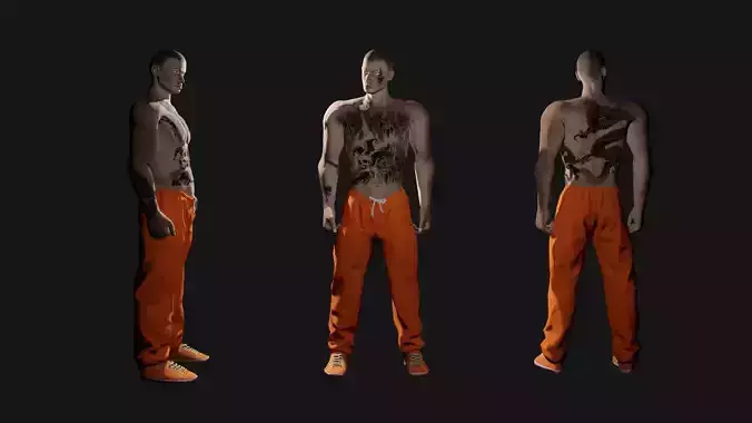 Prisoner Man 3D model