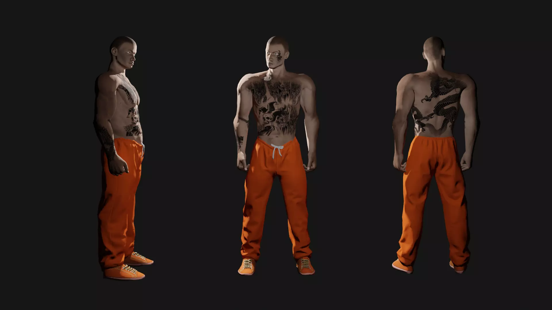Prisoner Man 3D model