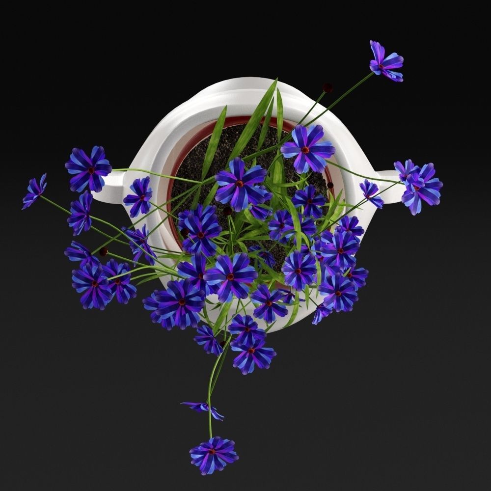 Amenna vase small 3D model_8