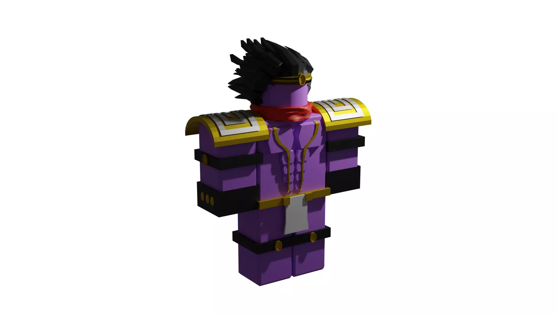 Star platinum Roblox 3D model_0