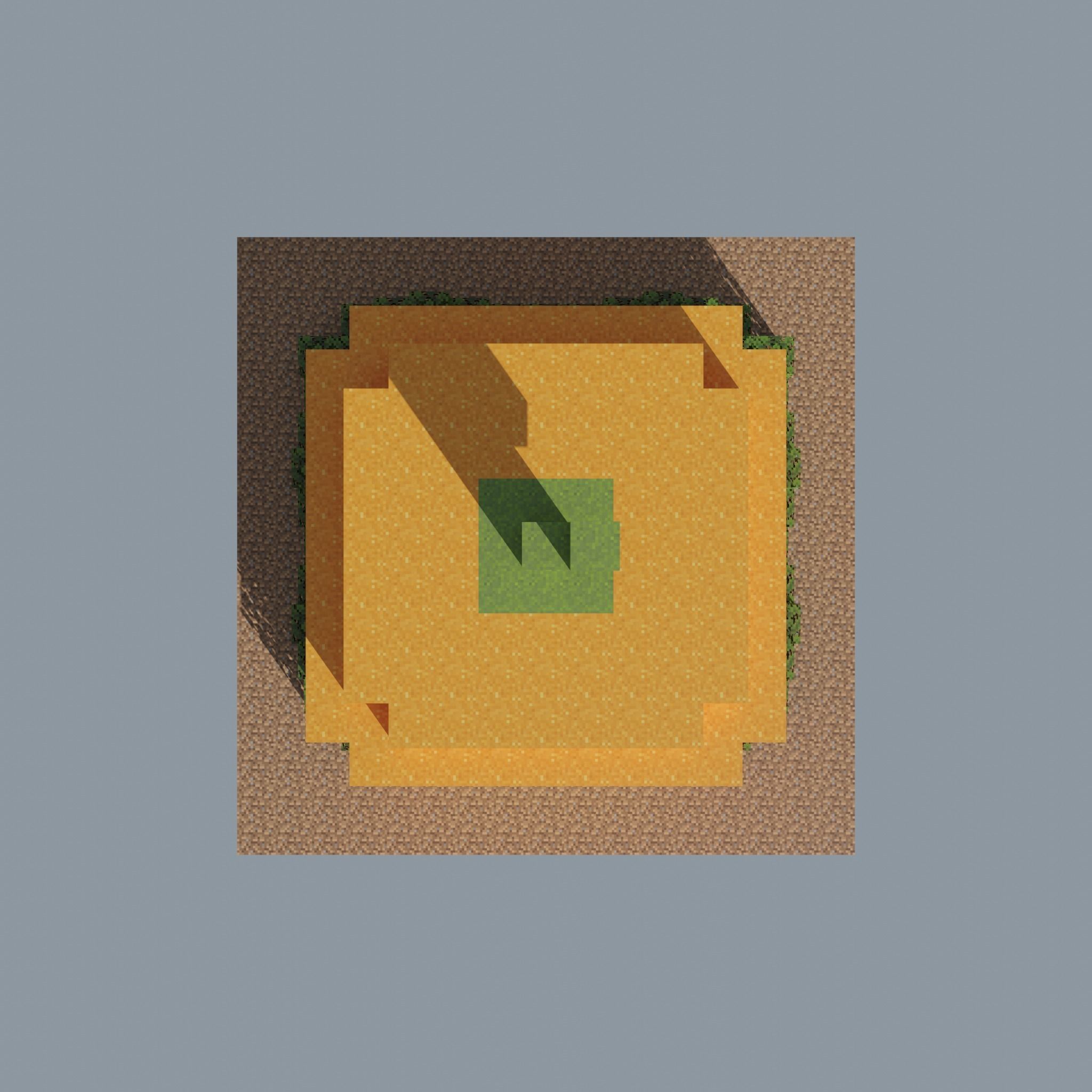 Pumpkin house minecraft Free low-poly 3D model_4