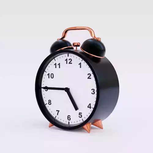 Minimal vintage alarm clock