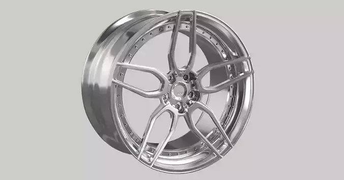 ADV1 005 racing wheel 3D model