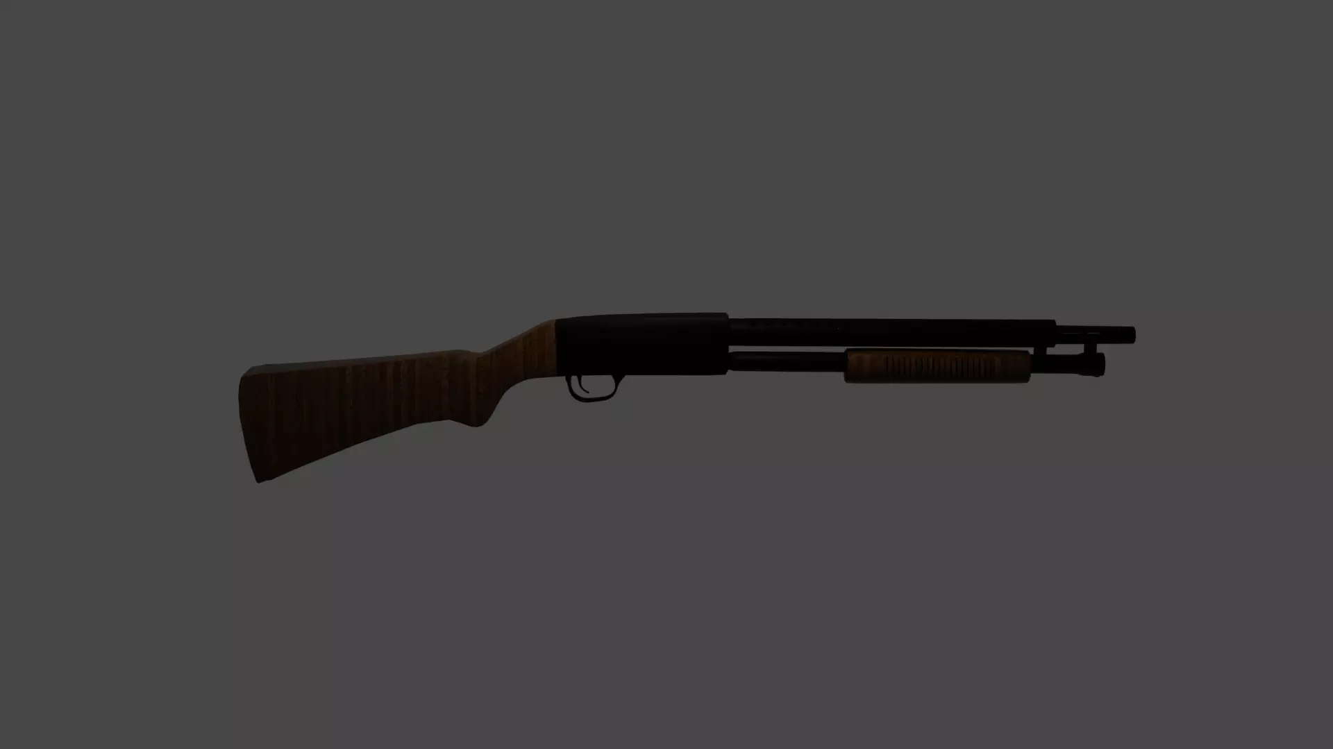 Shotgun 3d model Free 3D model_0
