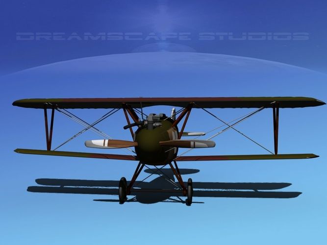Albatross DIII Fighter 3D model