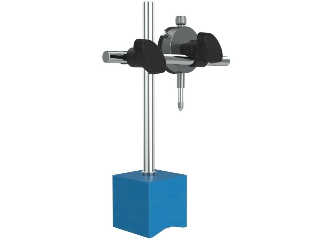 Dial Indicator With Magnetic Base 3D model_3