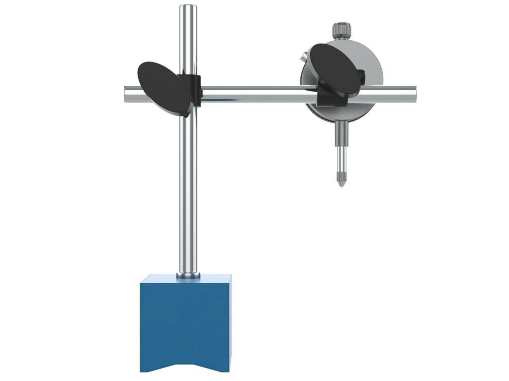 Dial Indicator With Magnetic Base 3D model_4