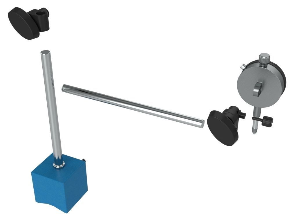 Dial Indicator With Magnetic Base 3D model_14