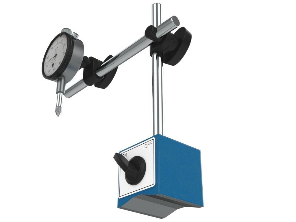 Dial Indicator With Magnetic Base 3D model_11