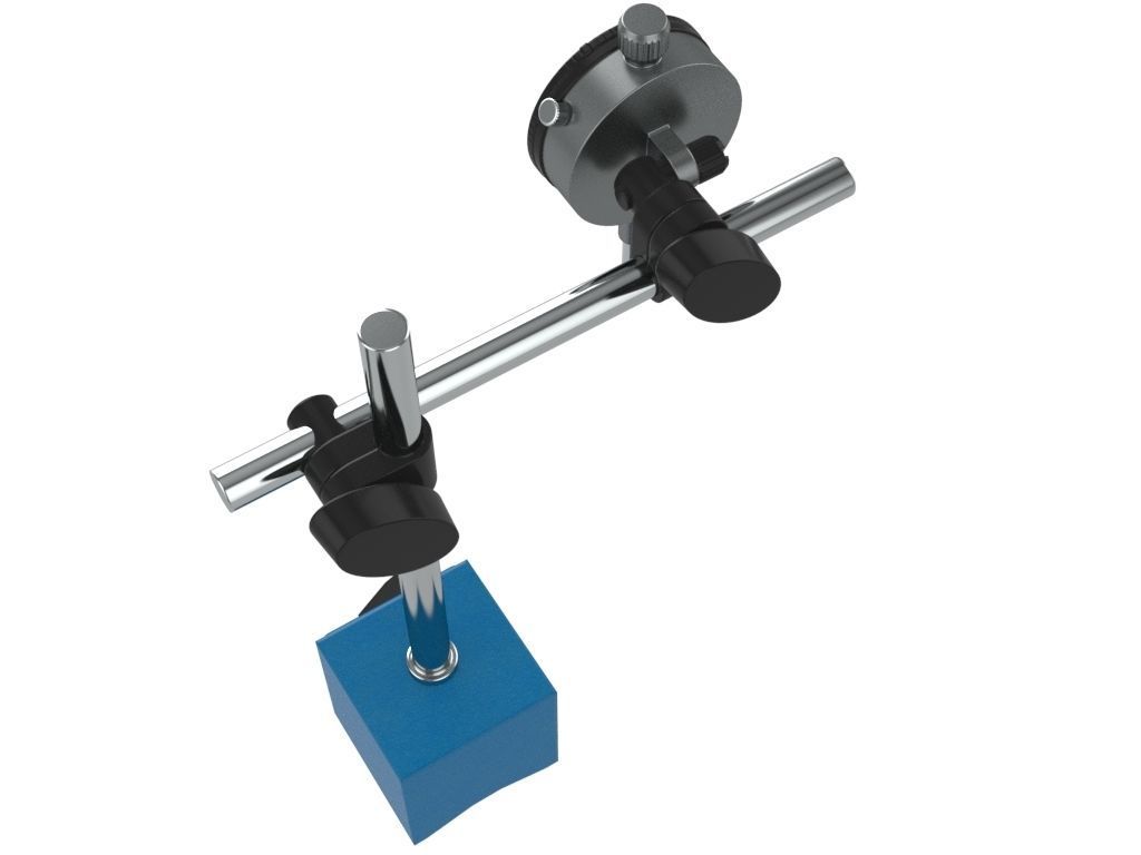 Dial Indicator With Magnetic Base 3D model_10