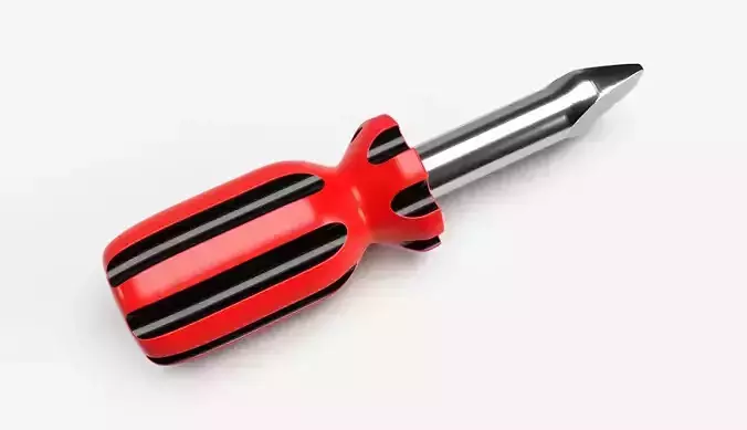 Scrrewdriver ballpoint pen 3D print model