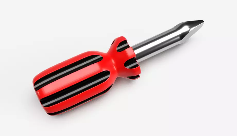 Scrrewdriver ballpoint pen 3D print model_0