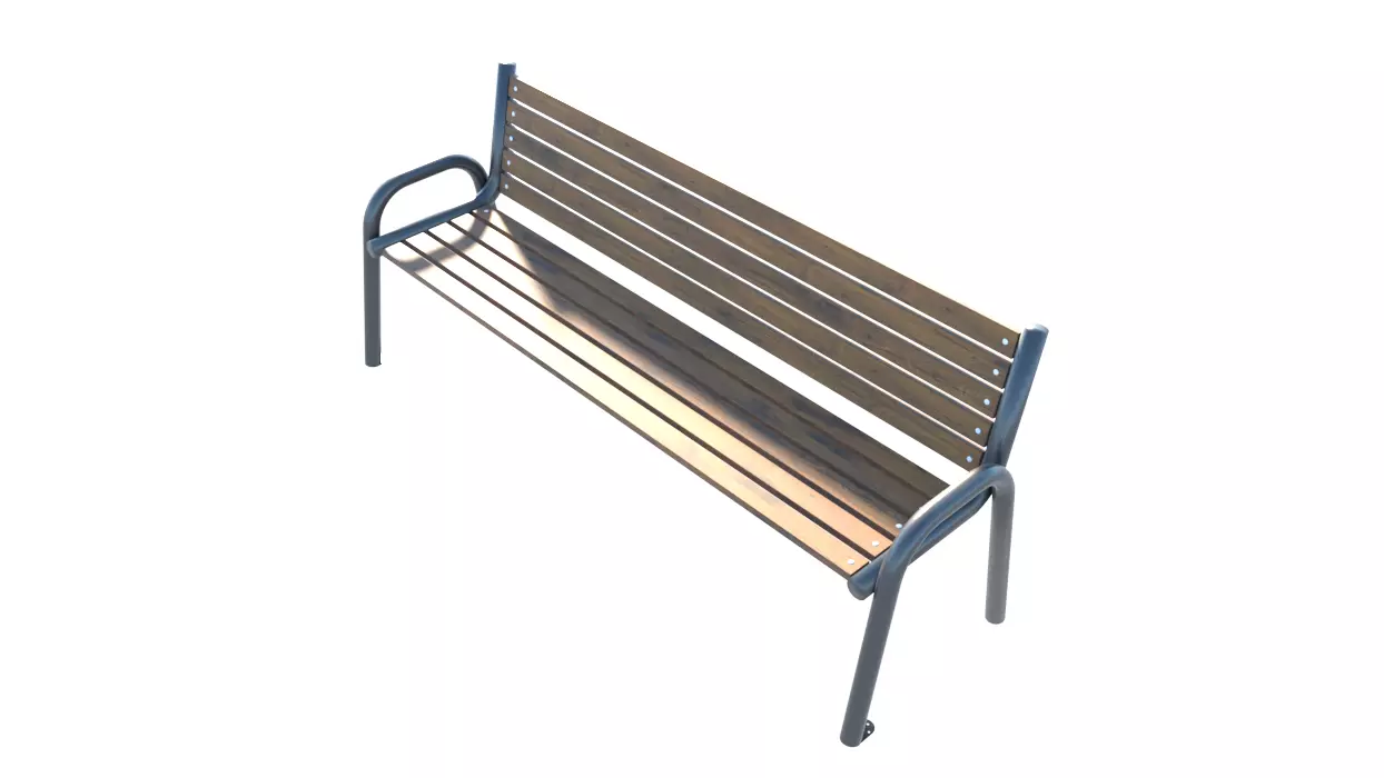 Bench park 3D model