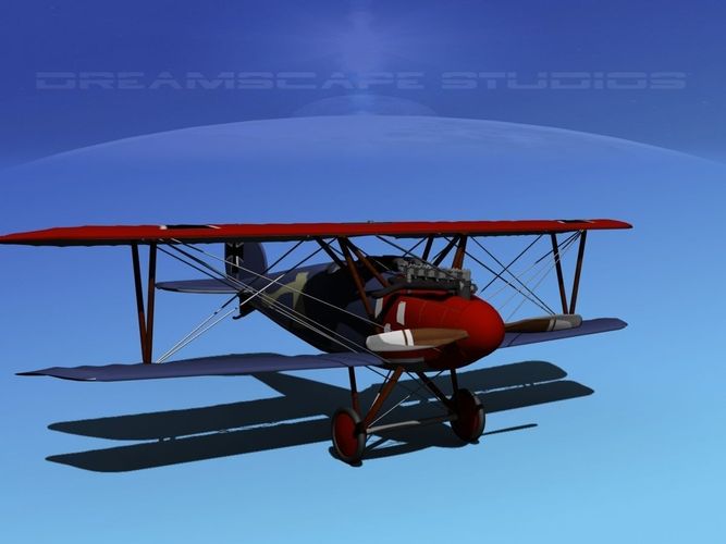 Albatross DIII Fighter 3D model