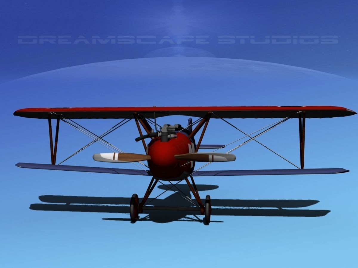 Albatross DIII Fighter 3D model_2