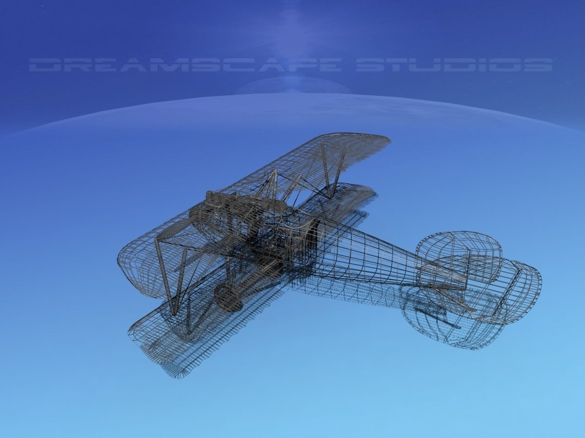 Albatross DIII Fighter 3D model_16