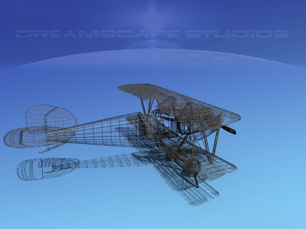 Albatross DIII Fighter 3D model_13