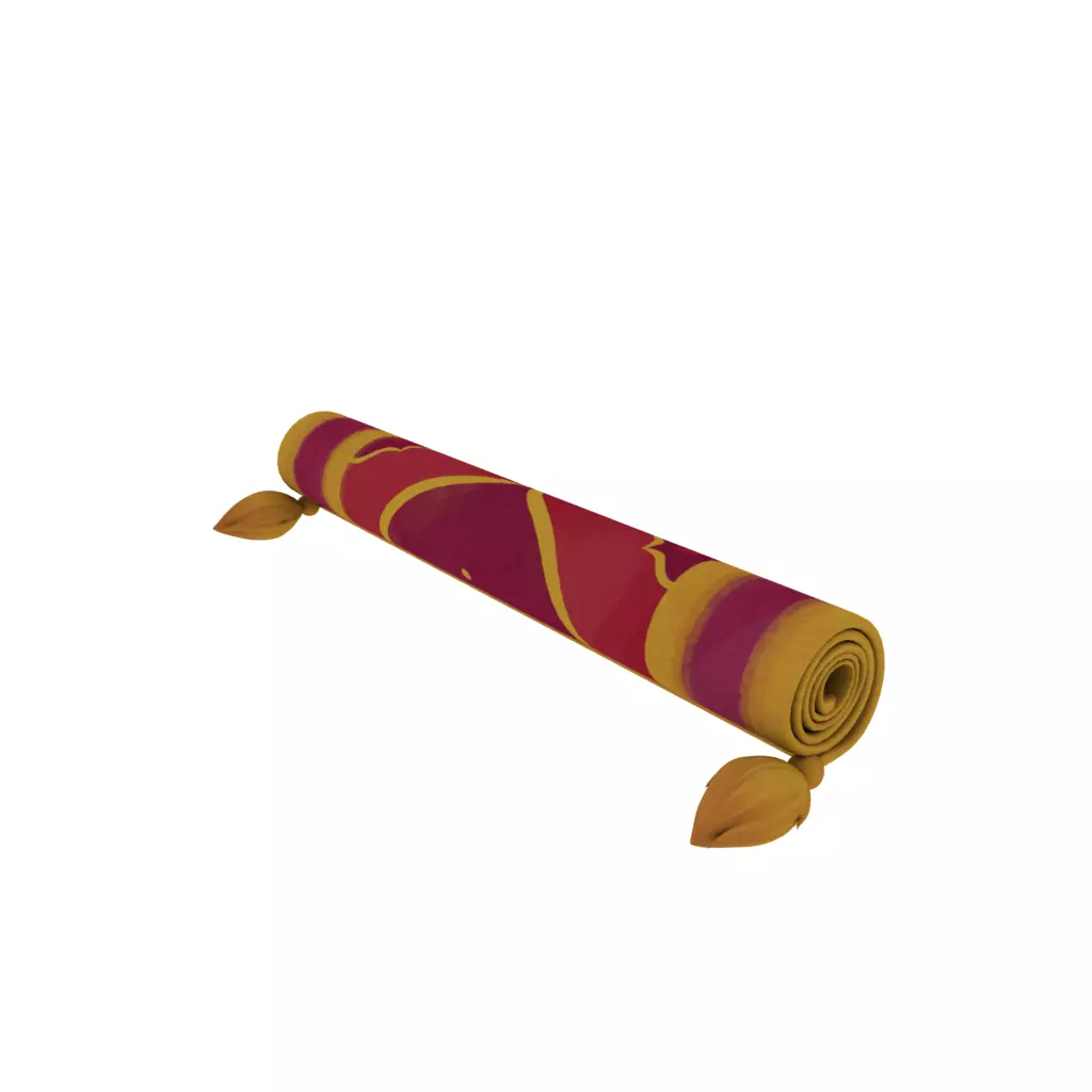 Rolled Rug Model Rolled Rug 3D model | CGTrader