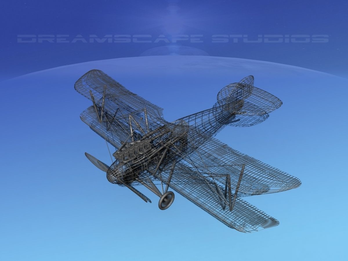 Albatross DIII Fighter 3D model_19