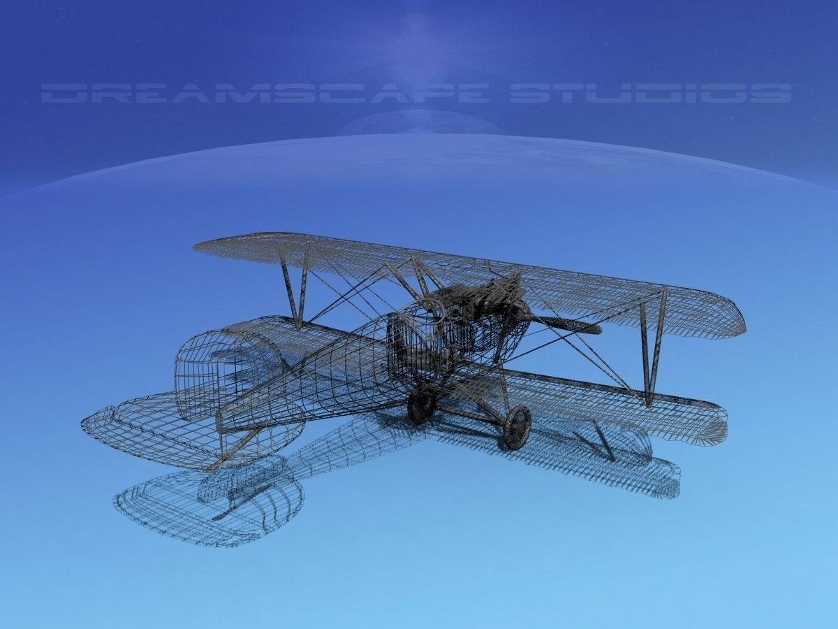 Albatross DIII Fighter 3D model_16