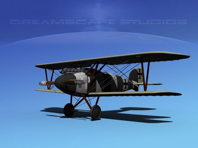 Albatross DIII Fighter 3D model