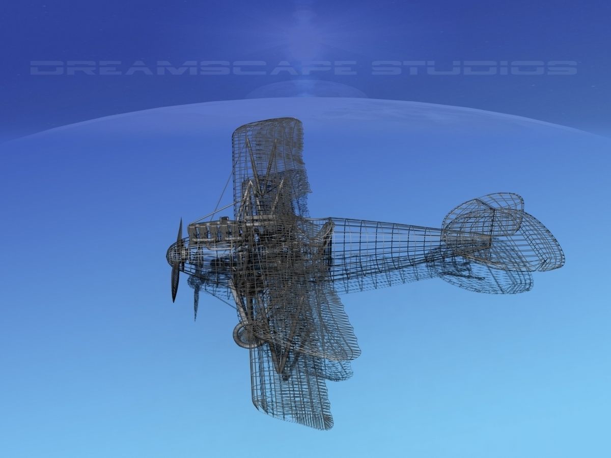Albatross DIII Fighter 3D model_18