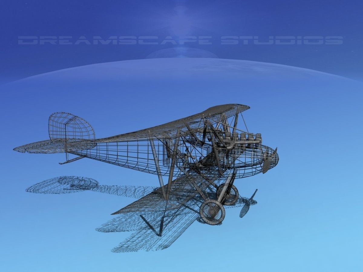 Albatross DIII Fighter 3D model_14