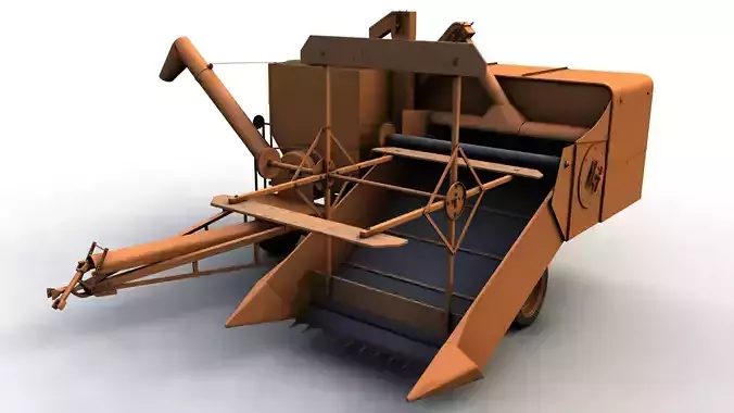 ALLIS CHALMERS 60 ALL CROP HARVESTER 1948 3D model ALLIS CHALMERS 60 ALL CROP HARVESTER 1948 3D model