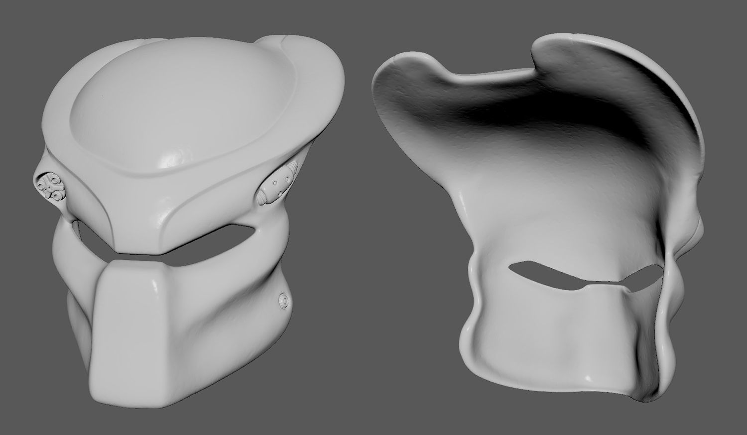 Screen accurate Jungle Hunter Predator Bio Mask from PREDATOR 3D print model_5