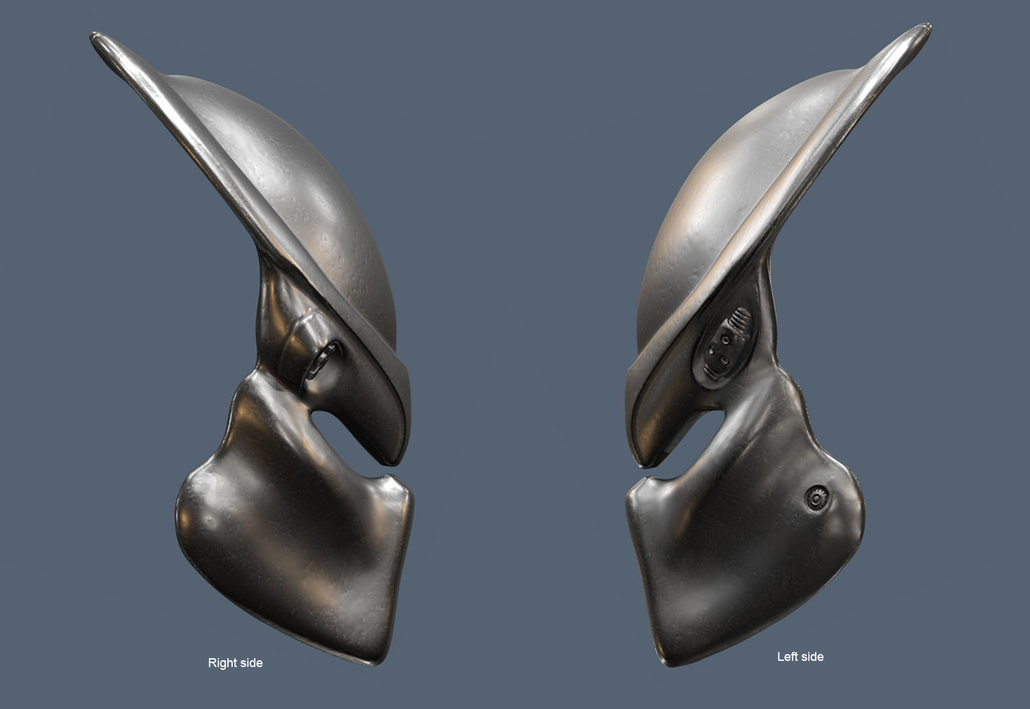 Screen accurate Jungle Hunter Predator Bio Mask from PREDATOR 3D print model_1