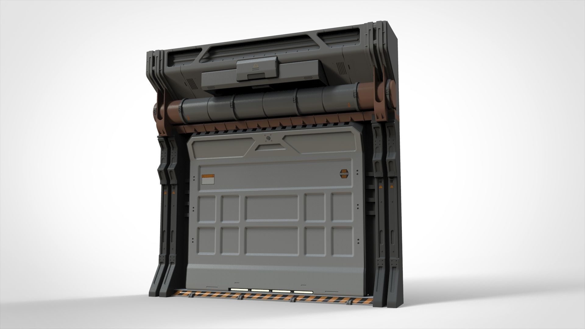 sci-fi Architecture kitbash 20 3D model_12