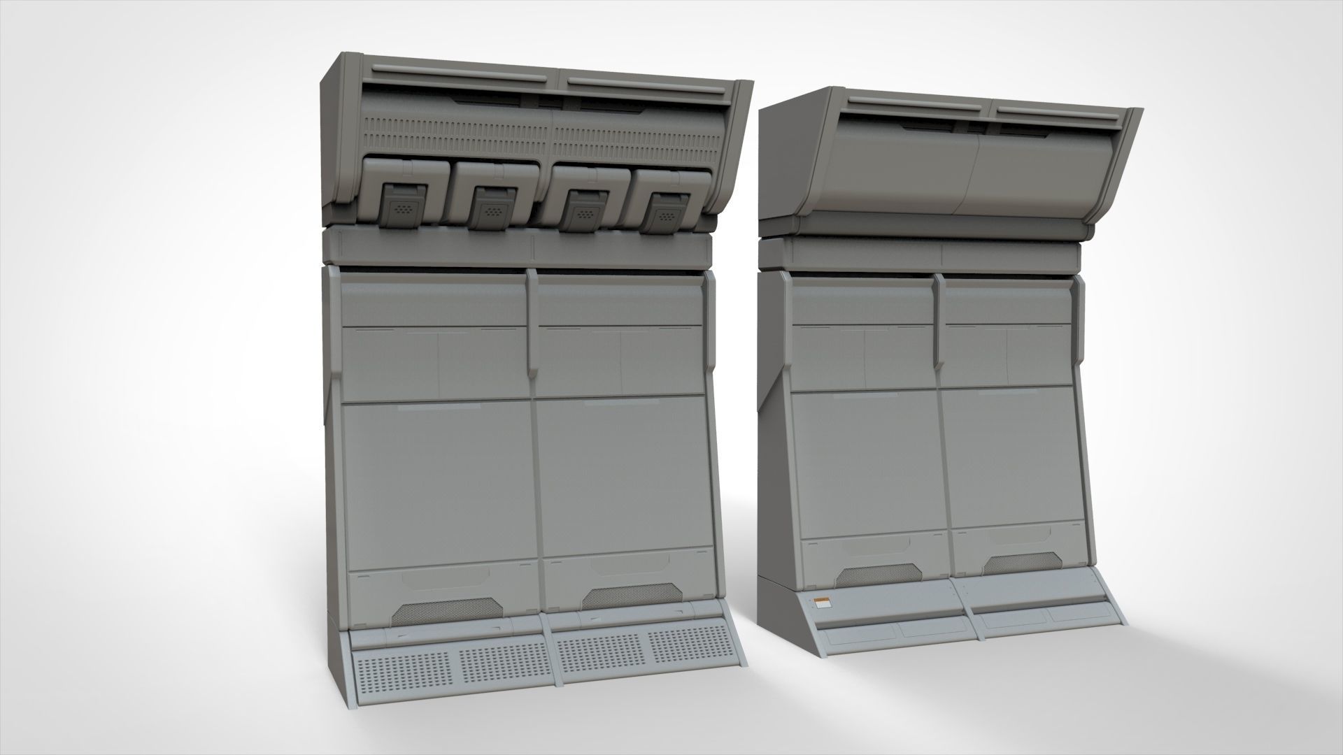 sci-fi Architecture kitbash 20 3D model_20