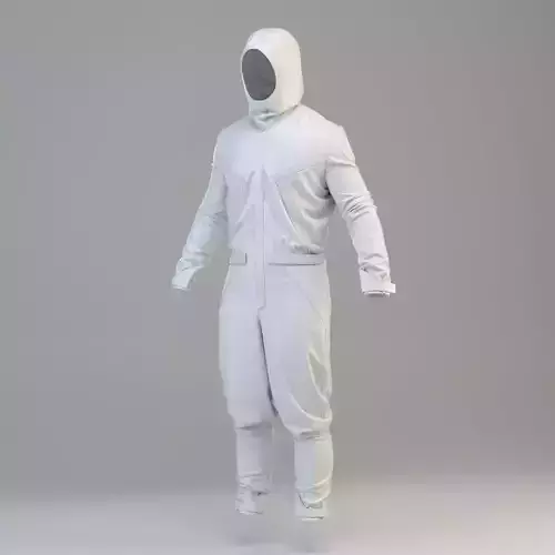 Cyberpunk Overall Costume Marvelous Designer