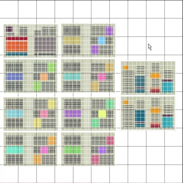 Newspaper open book pages 3D model_3