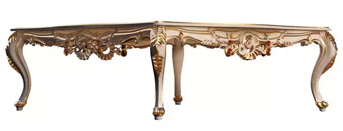 Classic Tea Table Furniture Design SW Low-poly 3D model