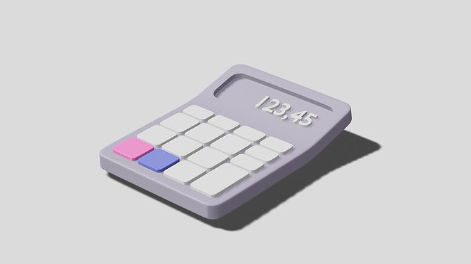 Calculator Free 3D model