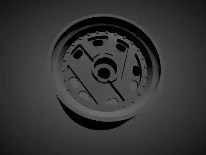 VW Emblem rims with brakes and tires for Hot Wheels