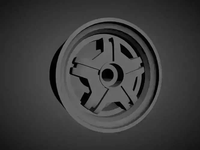 Volvo Classic OEM rims with brakes and tires for Hot Wheels