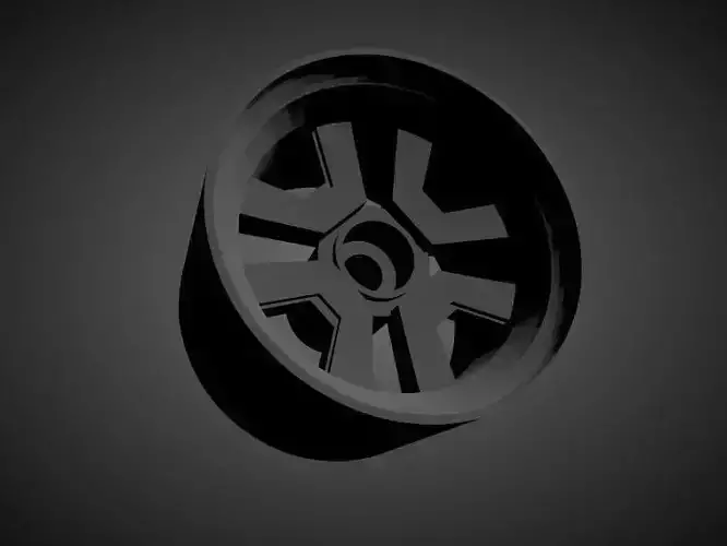 Toyota OEM rims with brakes and tires for Hot Wheels