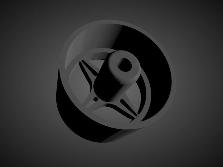 SSR Type X rims with brakes and tires for Hot Wheels 3D print model_1